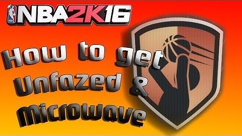 How to Get The Microwave Badge In NBA 2K16 Fast Tutorial
