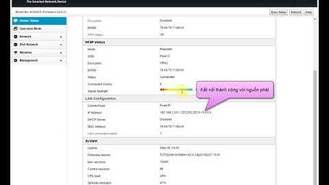 Hướng dẫn cấu hình Totolink N300RH làm Repeater sóng wifi