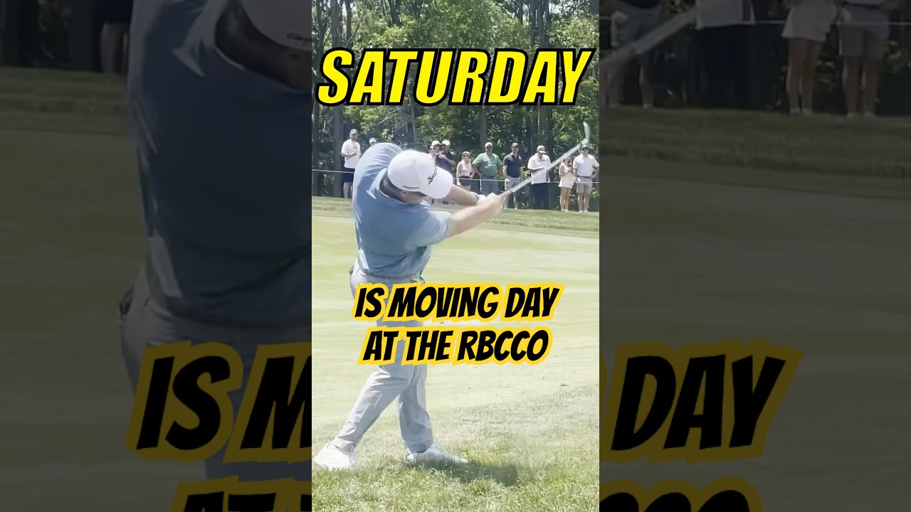 Saturday is Moving Day ⬆️⬇️ at The RBC Canadian Open