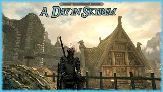 A Day in the Life of a Retired Adventurer - Relaxing Skyrim Gameplay (No Commentary) screenshot 1