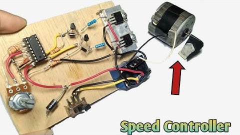How To Make DC Motor Speed Controller/ PWM REVERSE