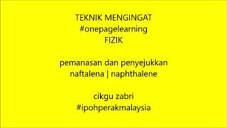 Penyejukkan naftalena (naphthalene ...