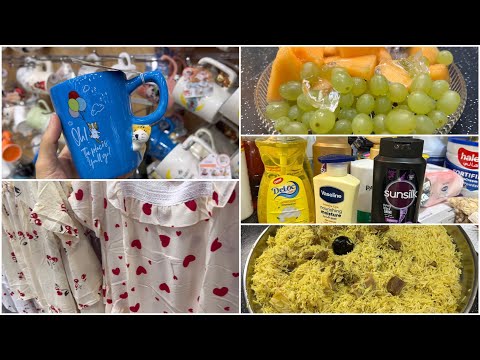 روتين صيفي من بيتي الهادي نظفت وعقمت الغساله وكبسة حاشي لذيذه ومشتريات من ابو خمسه
