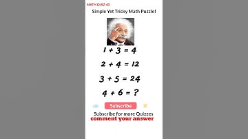 Simple Yet Tricky Math Puzzle! Can You Solve It? 🔢 #quiz #viralshorts #mathlogic #iamdisterb