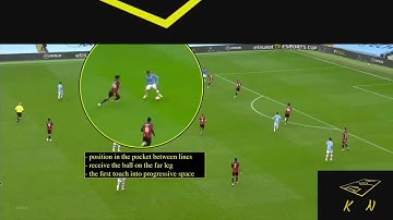 DAVID SILVA receives the ball