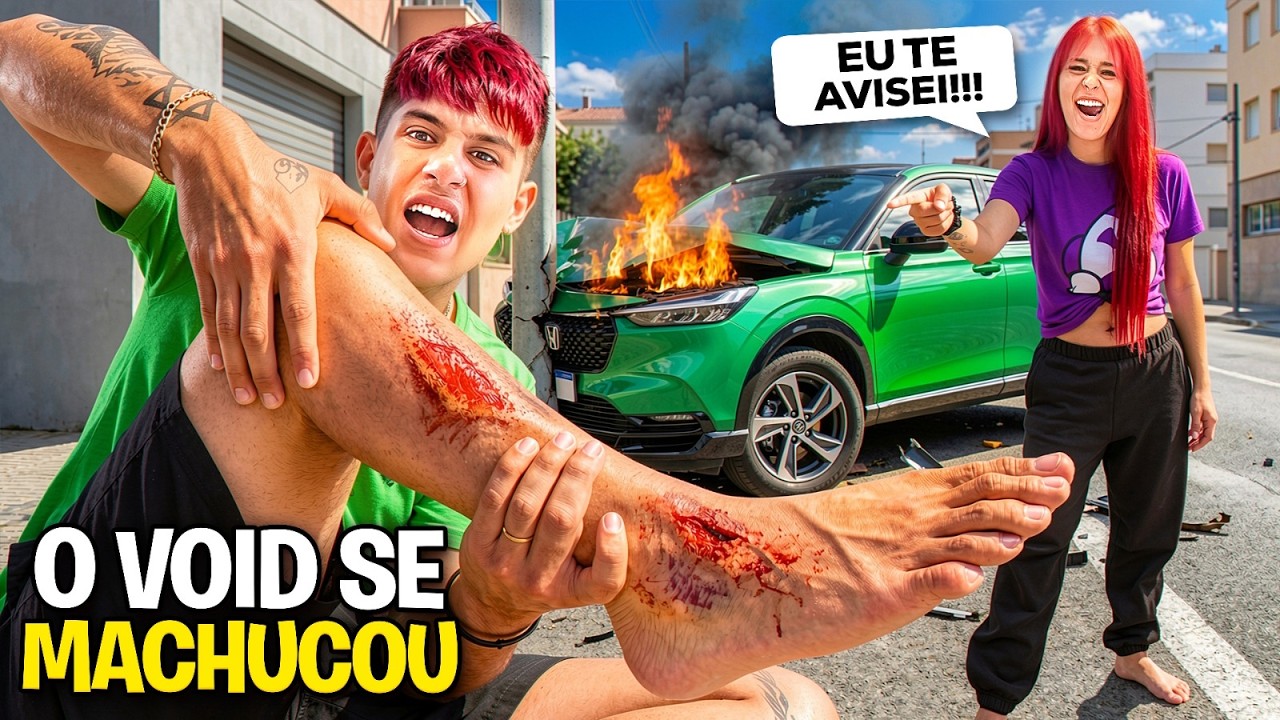 O VOID SOFREU UM ACIDENTE DE CARRO *se machucou?