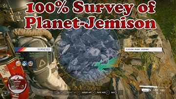 Starfield : How to get 100% Survey Of Planet Jemison