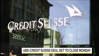 Credit Suisse CEO Memo Signals UBS Deal to Close Monday