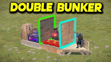 (NEW) DOUBLE BUNKER in Rust 2023 | Rust Building Tutorial