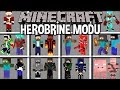 👻😨 MİNECRAFT HEROBRİNE MODU 🕹 (Mavi Herobrine)