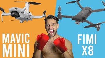 Mavic Mini Vs Xiaomi Fimi X8 (Footage comparison, range, battery, wind resistance and more)