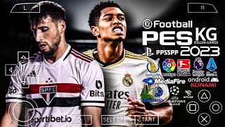 Pes 2023 PPSSPP Brasileirão e Europeus Com Novos Gráficos e Elencos Atualizados