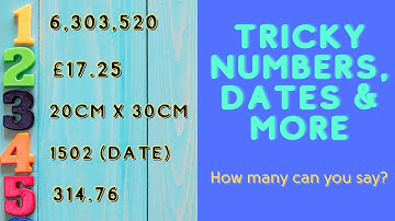 PRONOUNCE LARGE NUMBERS IN ENGLISH | Advanced English numbers  How to say fractions in English |