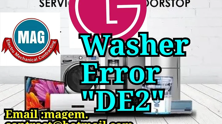 How To Fix Your Lg Washing Machine Error De2