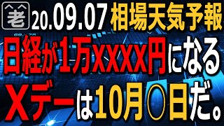 【相場天気予報】週末の米雇用統計は失業率が大幅に改善し、米市場は下げ止まったが、さらなる調整もありえる状況だ。今後、市場が本格調整した場合、日経平均はどこまで下がる？それはいつ？ラジオヤジが予想する。