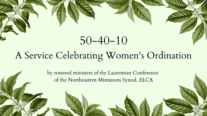 Service Celebrating Women's Ordination