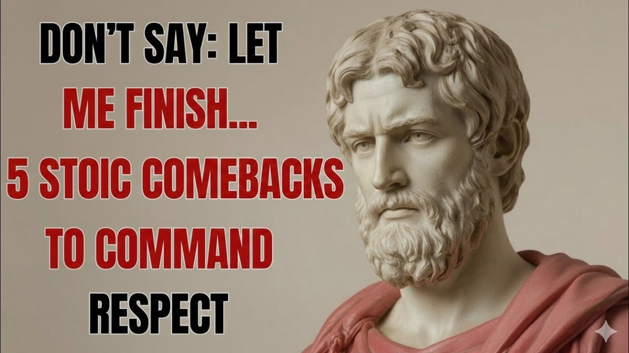 Stop People From Talking Over You: Stoic Secrets to Command Respect”