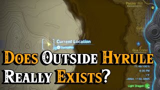Does the Outside of Hyrule really exists? and at -5000 latitude in Zelda Tears of the Kingdom