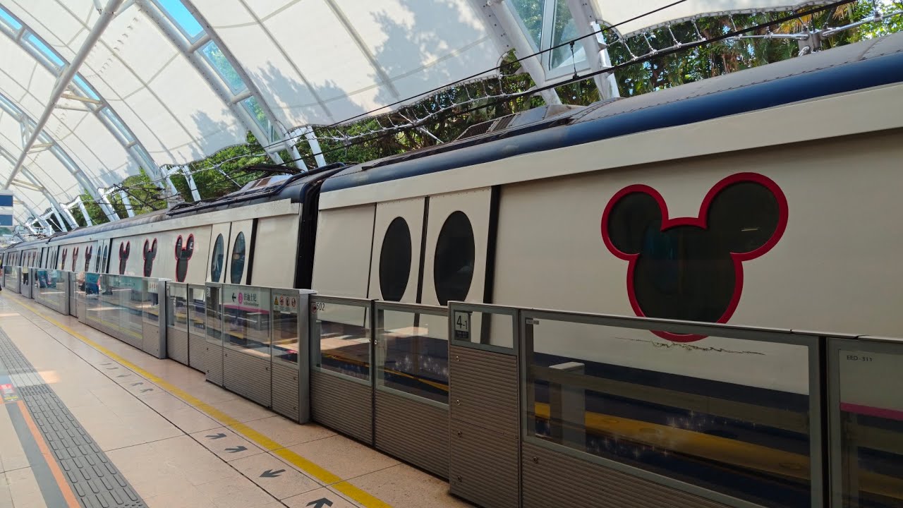 【新手機測試】港鐵迪士尼綫 DRL M-train 欣澳🔄迪士尼行車片