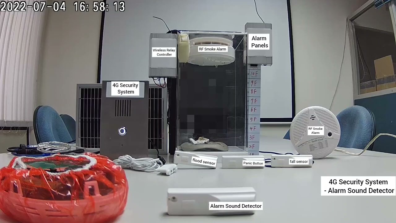 4G Security System T3 T4 Alarm Sound Detector YouTube