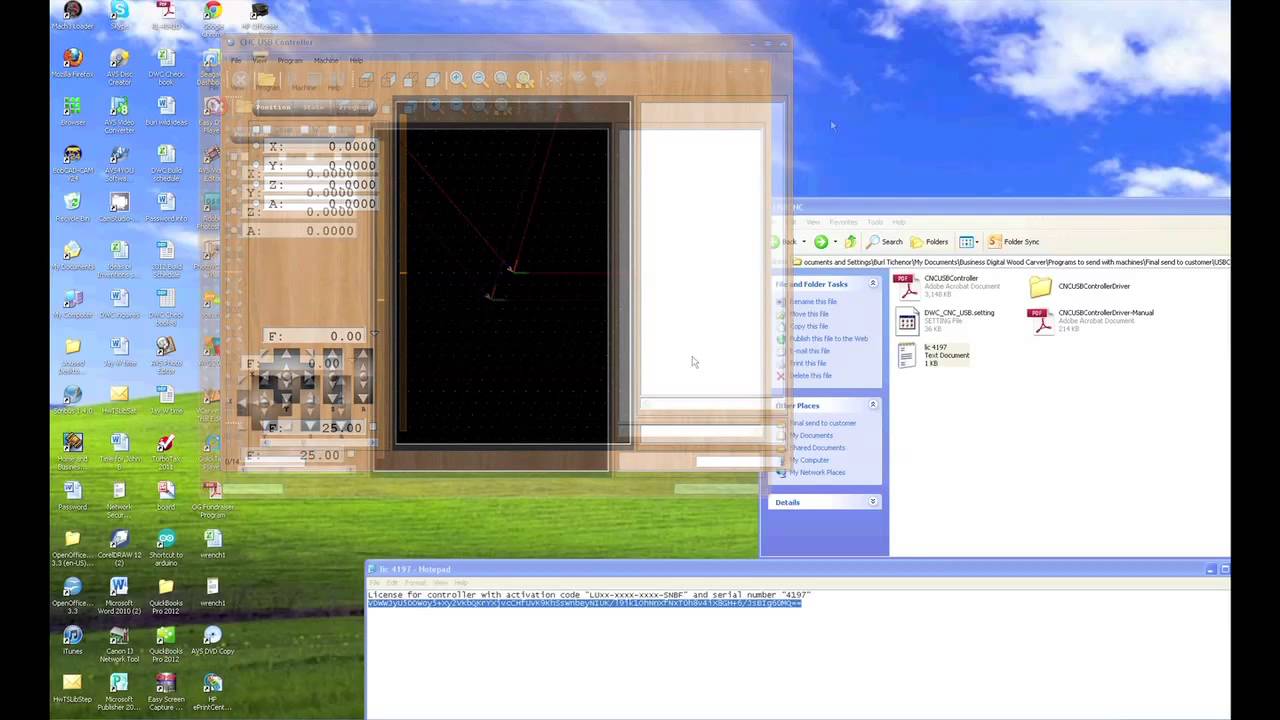 cnc usb controller software in english