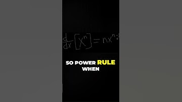 Power Rule 🦸 In Calculus  #calculusrule #education #calculusfundamentals