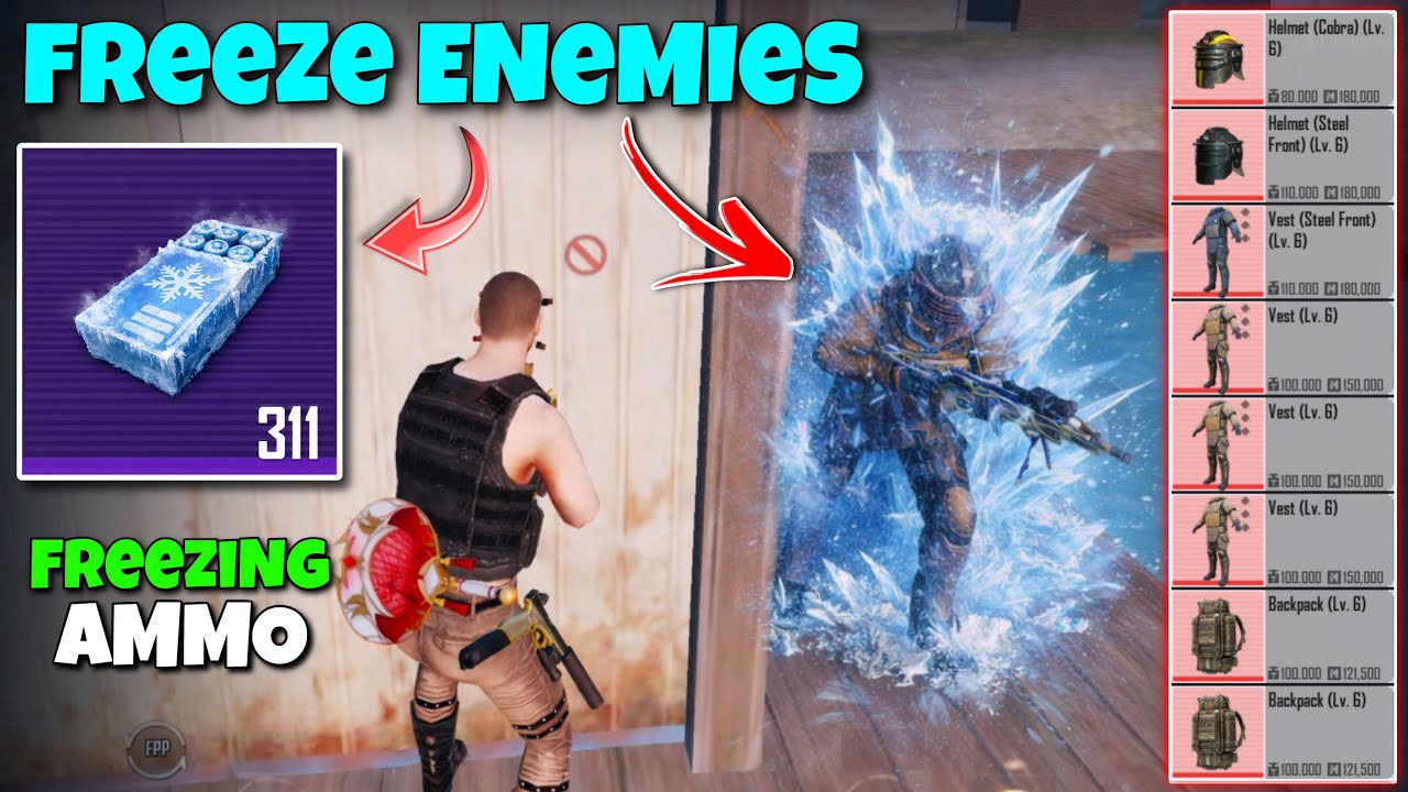 Play With Freezing Ammo & Freeze Enemies 🥶 - No Armor ❌ Duo vs Squad Gameplay | Pubg Metro Royale 