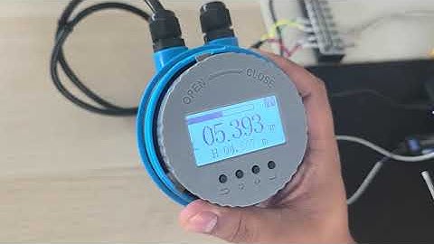 วิธีการตั้งค่า level sensor วัดระดับน้ำ และของเหลวช่วงการวัด 0-10 เมตรเชื่อมต่อแบบ RS485 Modbus RTU