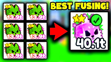 The BEST FUSING Methods! New PIXEL FUSES! |  Pet Simulator X