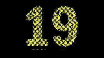 Learn Number 19 on 3d Color Balls | Sparta Square Halftone Effects (sponsored by preview2effects)