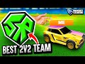 Playing THE BEST 2v2 team in Rocket League! (ft. oKhaliD & TRK) - Road To Rank 1 #4