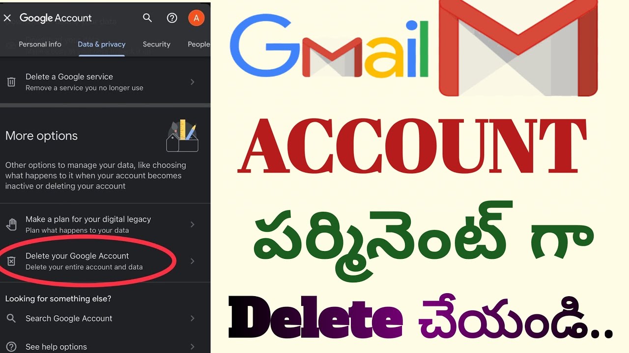 How to Delete Gmail Account | Delete Google Account permanently - YouTube