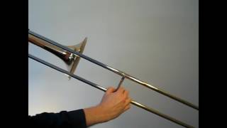 Learn to play A major scale on trombone A Major Scale Trombone