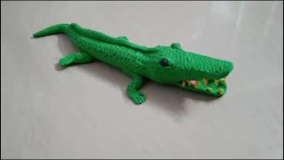 How To Make Crocodile on Clay 🐊 how to make crocodile