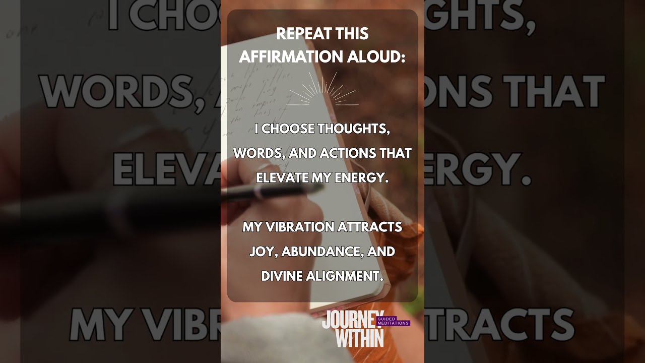 Raise Your Vibration With Intentional Living Affirmations For Abundance Joy Divine Alignment