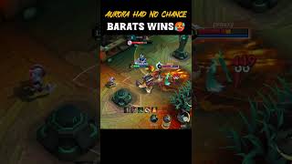 aurora had no chance❤️barats wins #mlbbshorts #mobilelegends #mobilelegendsbangbang #mlbbindia#mlbb