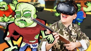 Cardboard Zombies In Vr - Zombie Training Simulator Gameplay - Htc Vive Vr