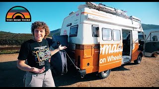 She Lives Travels & Works Full-Time Living In Her Euro Camper Van