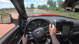 2020 Ram 2500 Laramie Crew Cab 6.7L Cummins Turbo Diesel - POV Test Drive (Binaural Audio)