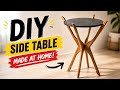 How I Made This Premium DIY Side Table at Home! (Step-by-Step)