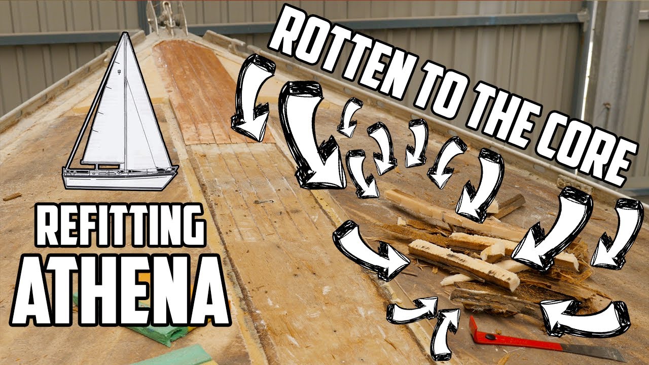 Sail Life – Drying out the hull (osmosis) and replacing old deck core – DIY sailboat refit