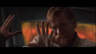 Star Wars Revenge of the Sith  Anakin vs Obi Wan  4K HDR   AI 60fps