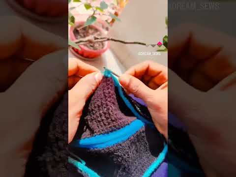Crochet zipper pouch