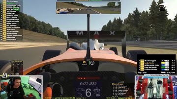 LANDO NORRIS AND MAX VERSTAPPEN BUMP DRAFT IN F3! | iRacing Twitch Clips | landonorris