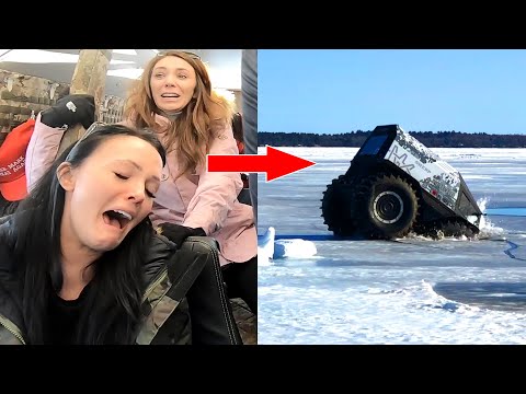 We Fell Through a Frozen Lake!