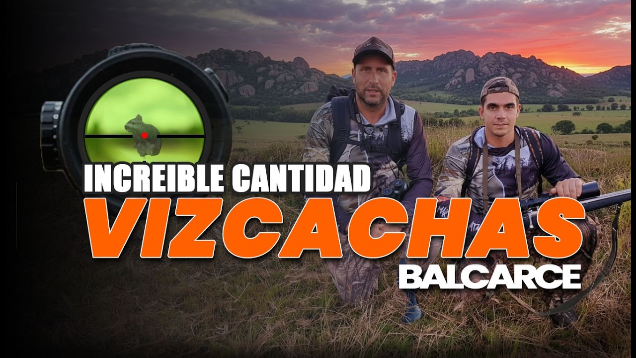 Increible Caceria de VIZCACHAS en Balcarce!