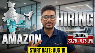 Amazon Customer Support Associate Jobs in Pune & Hyderabad for 2026 | Amazon Jobs 2026 | Aug 10 S...