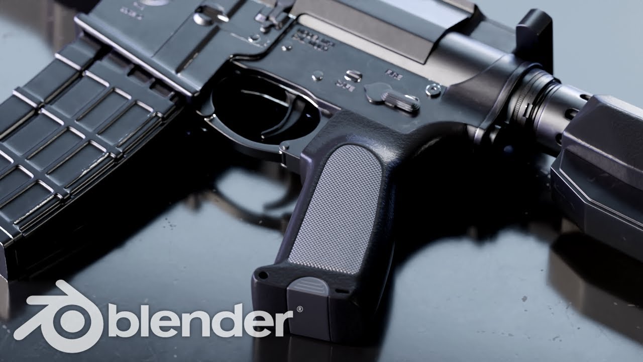 Blender Gun Texturing Tutorial Grip Knurling (Aryan) YouTube