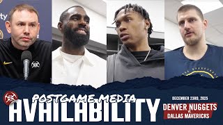 All Denver Nuggets Postgame Media Vs. Dal
