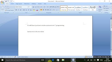 syntax error in c programming